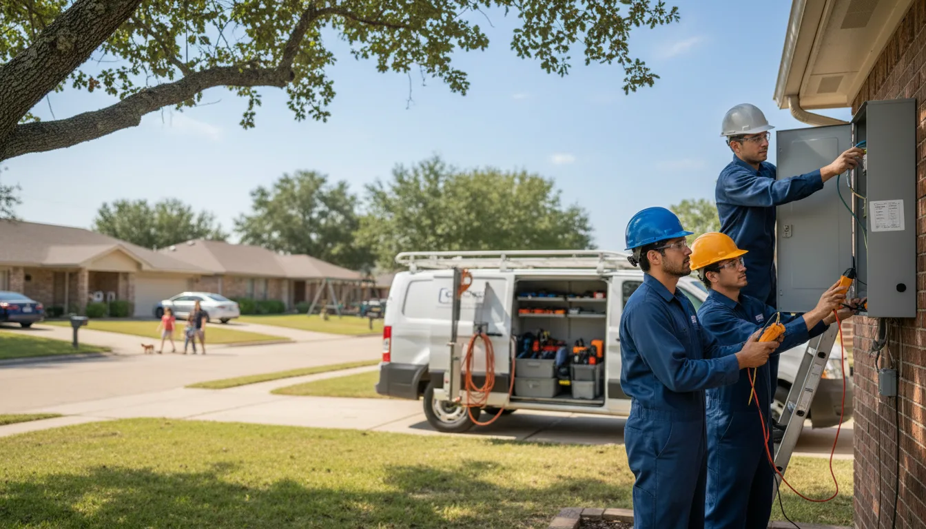 Certified electrician providing emergency electrical services in Bertrand, NE